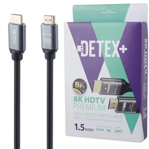 کابل HDMI 8K دیتکس پلاس  Detex طول 1.5 متر