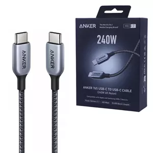 کابل دو سر تایپ سی فست شارژ 240 وات انکر A8866HA1 طول 1.8 متر