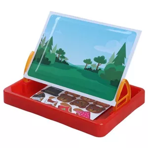 بازی فکری جورچین آهنربایی 22 تکه فرفره های رنگی پویا خرس های مهربون کد 010363