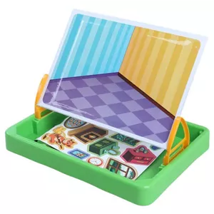 بازی فکری جورچین آهنربایی 22 تکه فرفره های رنگی پویا اتاق کوچک من کد 010364