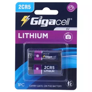 باتری دوربین Gigacell Lithium 2CR5 6V
