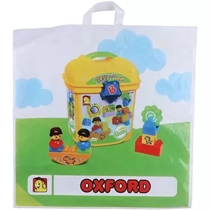 نایلون دسته دار دسته تقویتی طرح اسباب بازی سایز 55*55 سانتی متر بسته 1 کیلویی