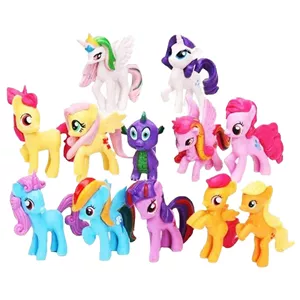 اکشن فیگور طرح My Little Pony کد 1094/2416 بسته 12 عددی