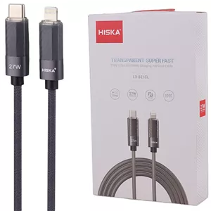کابل تایپ سی به لایتنینگ فست شارژ 27 وات هیسکا LX-821CL طول 1 متر