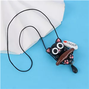 آویز ماشین طرح گربه سیاه