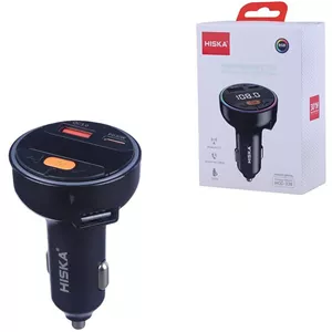 شارژر فندکی و اف ام پلیر بلوتوثی 30 وات هیسکا HCC-338