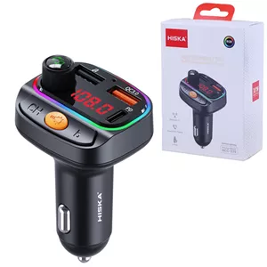 شارژر فندکی و اف ام پلیر بلوتوثی 30 وات هیسکا HCC-339