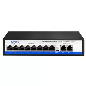 سوییچ 8 پورت POE کیو پلاس PL-P8002
