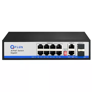 سوییچ 8 پورت POE کیو پلاس PL-PG8002-S2