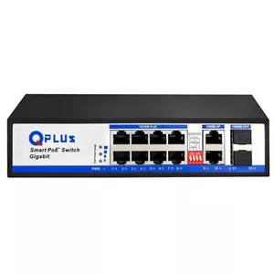 سوییچ 8 پورت POE کیو پلاس PL-PGA8002-S2