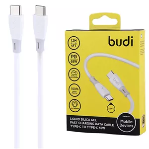 کابل دو سر تایپ سی فست شارژ 65 وات بودی DC202TT12 طول 1.2 متر