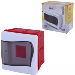 جعبه فیوز مینیاتوری توکار 4 عددی آرکو ADB0012 13*13cm