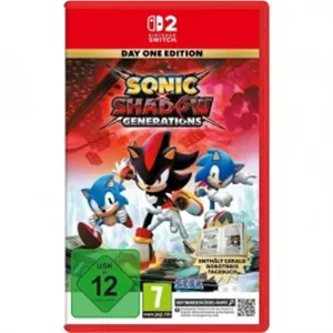 Sonic X Shadow Generations Day One Edition Game Key Card - Nintendo Switch 2