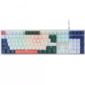 Redragon Trundle Mechanical Gaming Keyboard - Hot-Swappable Red Switch - White/Black/Orange