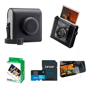 کیت دوربین فوجی FUJIFILM INSTAX WIDE EVO Hybrid Instant Film Camera kit