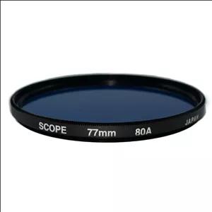 فیلتر لنز عکاسی اسکوپ Scope BLUE 80A 77MM Filter