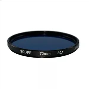 فیلتر لنز عکاسی اسکوپ Scope BLUE 80A 72MM Filter