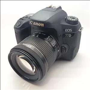 دوربین دست دوم  عکاسی کانن  Canon EOS 77D Kit 18-55mm IS STM (17000 شات)