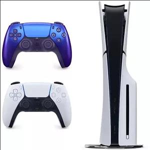 کنسول بازی ۵ اسلیم استاندارد سونی Sony PS5 Slim Standard Console Bundle with DualSense Chroma Indigo Controller