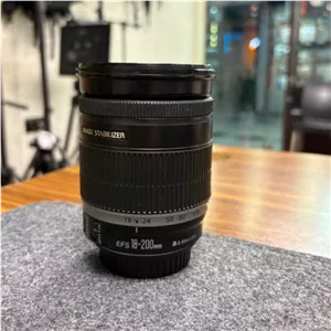 لنز دست دوم کانن Canon EF-S 18-200mm f\/3.5-5.6 IS Lens (جعبه ندارد)