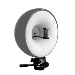 رینگ لایت نکسوس 200وات خاکستری Nexus Ringlight phone holder HS200WHهولدر موبایلسه‌پایه