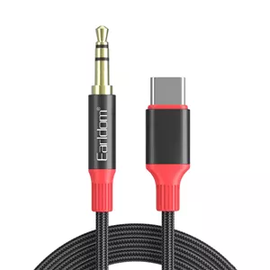 کابل تبدیل تایپ سی به AUX ارلدام مدل AUX76C طول 1 متر