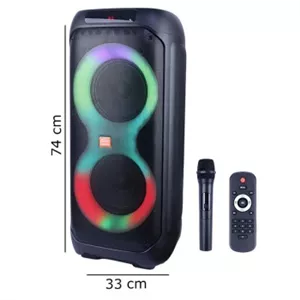 اسپیکر بلوتوثی اکسیژن مدل AX-100 به همراه میکروفون و ریموت کنترل