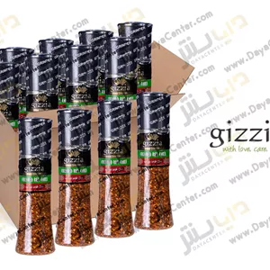 فلفل چیلی خرد شده تند گیزیا کارتن 24 عددی