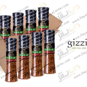 فلفل چیلی خرد شده تند گیزیا کارتن 8 عددی
