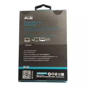 کابل DISPLAYPORT به VGA کی نت پلاس مدل KNETPLUS KP-CODP2V02 طول 0.2 متر