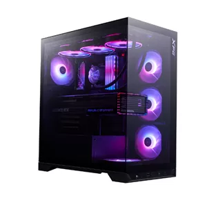 کیس کامپیوتر گیمینگ ای دیتا ایکس پی جی مدل ADATA XPG GAMING INVADER X BTF MID-TOWER رنگ مشکی