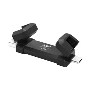 حافظه SSD اکسترنال سیلیکون پاور مدل SILICON POWER DS72 با ظرفیت 1 ترابایت رنگ مشکی