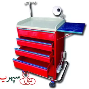 قیمت و مشخصات ترالی اورژانس 4 کشو سپهریار مدل S140