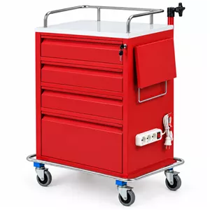 ترالی اورژانس چهارکشو بیمارستانی