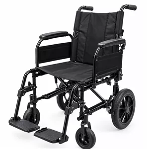 ویلچر مسافرتی سبک و تاشو AL863-12 ترمز دار سایز X46