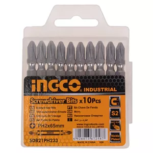 مجموعه 10 عددی سری پیچ گوشتی دو سر چهار سو اینکو مدل SDB21PH233