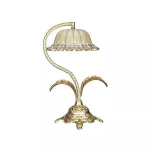 آباژور رومیزی برنزی چشمه نور مدل C2109/A