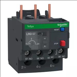 رله حرارتی بی‌ متال رنج 1.6 الی 2.5 آمپر اشنایدر کد LRD07