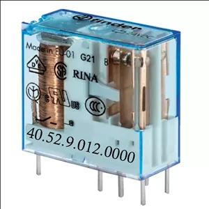 رله شیشه ای 8 پایه 2 کنتاکت 12 ولت DC فیندر کد 40.52.9.012.0000