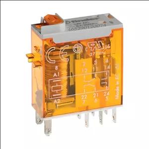 رله شیشه ای 8 پایه 2 کنتاکت 12 ولت DC فیندر کد 46.52.9.012.0074