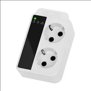 محافظ برق 2 خانه دو شاخه ای یخچال فریزر گرین مدل GLP162R