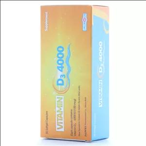 ویتامین د3 4000 واحد 30 عددی جالینوس انقضا 2025/12/06