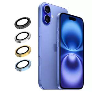 محافظ لنز دوربین IPHONE 16 رینگی برند LIKEE (اورجینال)