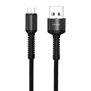 کابل شارژ USB به Micro به طول 1 متر 2.4 آمپر از برند ایرلدوم مدل Earldom EC-182M (100% اورجینال)