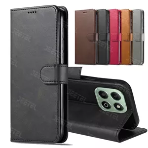 کیف چرمی Honor X6B مدل لپ تاپی جاکارتی دار (محافظ لنزدار)