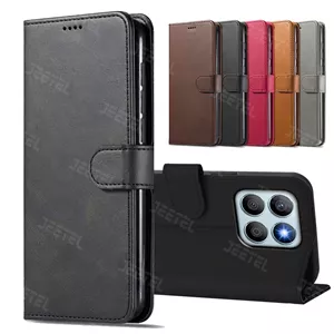 کیف چرمی Honor X6 4G / X8 5G مدل لپ تاپی جاکارتی دار