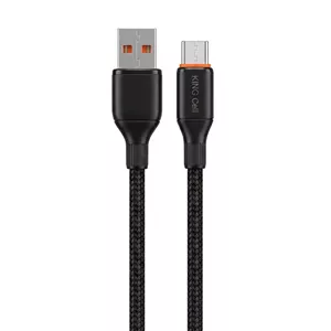 کابل شارژ کنفی آندرویدی Type-C مدل فست شارژ 5 آمپر کینگ سل KC-12