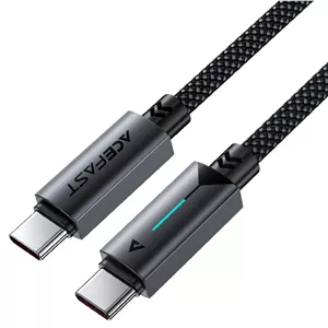 کابل شارژ دوسر USB-C به طول 1.2M و توان 60W 20V 3A مدل AceFast C19-03 (نسخه اورجینالگارانتی شرکتی)