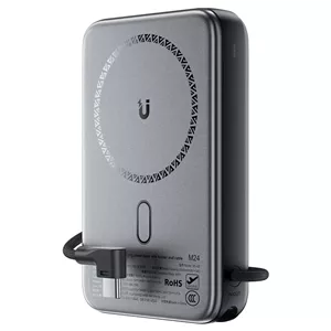پاوربانک وایرلس 10.000Mah با سرعت 22.5W به همراه کابل تایپ سی و قابلیت استند مدل AceFast M24 (نسخه اورجینالگارانتی شرکتی)