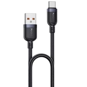 کابل فست شارژر کنفی مدل یو اس بی به تایپ سی با سرعت 18W مدل Yesido CA132C (100% اورجینال)